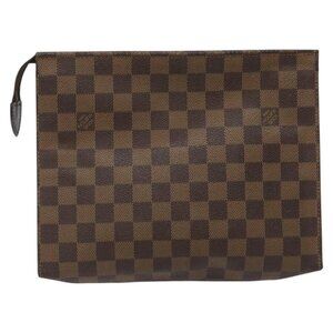 LOUIS VUITTON Damier Ebene Poche Toilette 26 Pouch